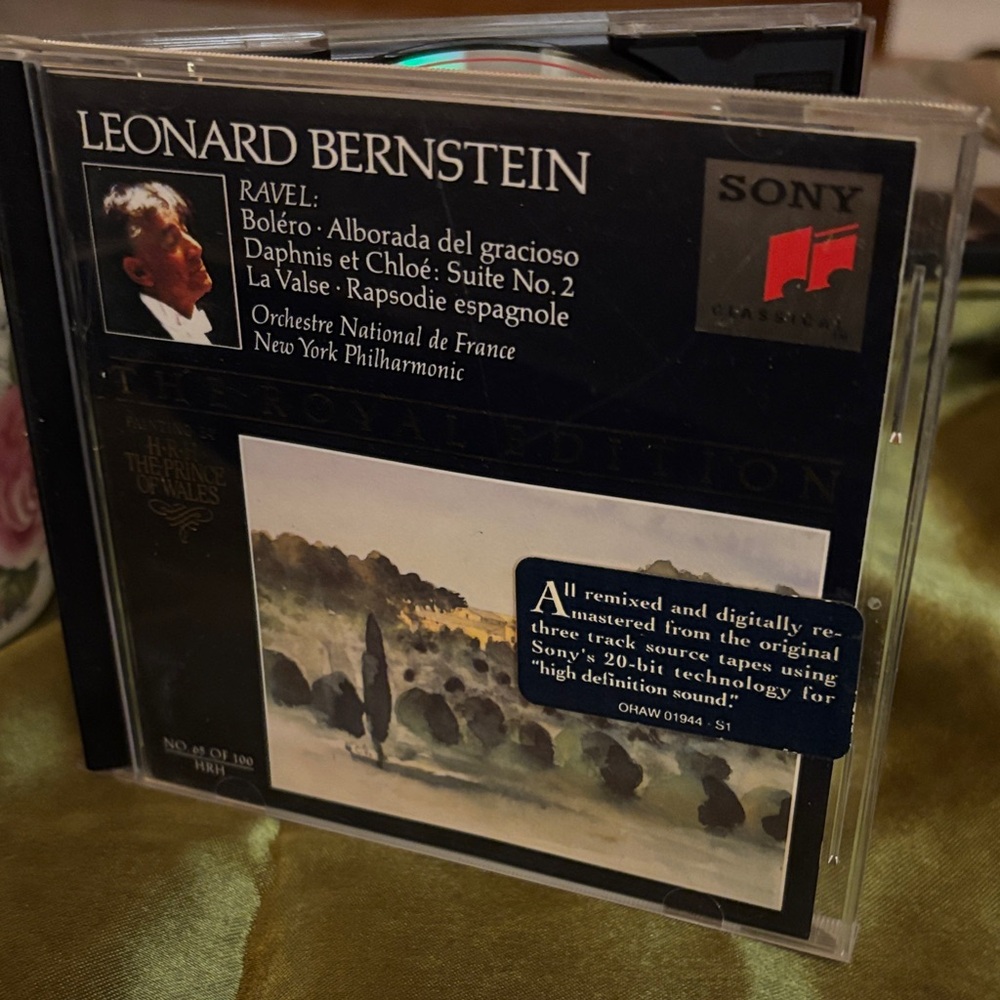 Leonard Bernstein CD - Ravel: Boléro, Alborada del gracioso, Daphnis et Chloé:
